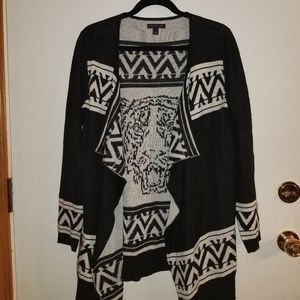 Aztec/Tiger Printed Sweater